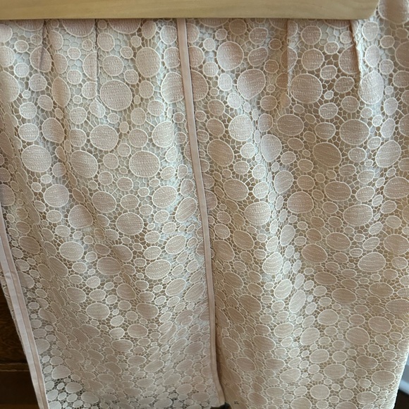 Elegant Lace Cream Skirt - Picture 6 of 6